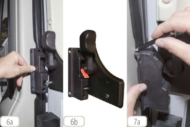 Security and vehicle - Heosafe 1763 R/H Sliding Door Interior Fiat