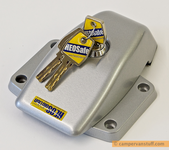Security and vehicle - HEOSAFE Universal lock GREY for sliding or