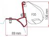 Fiamma F35 Adapter Kit Renault Traffic/Vauxhall Vivaro